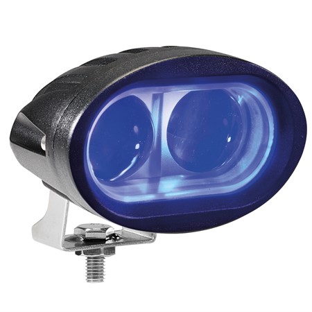 LED Körvägsvarning Blå IP67 inkl fäste