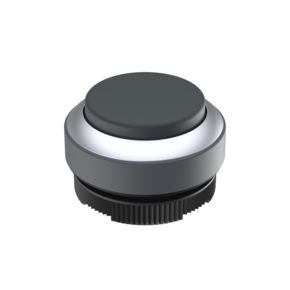 RAFIX 22 FS+ Tryckknapp svart upphöjd skiffergrå ring mom.